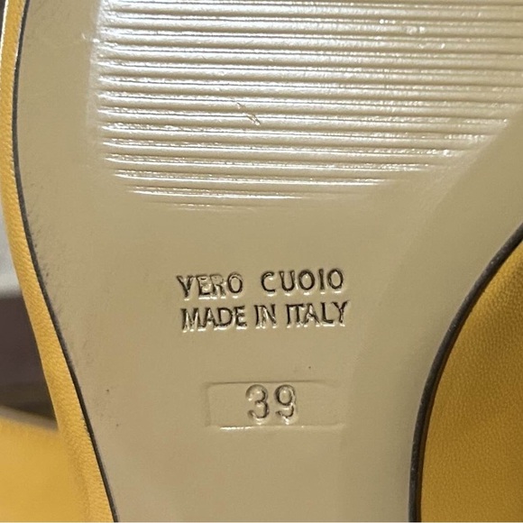 Costa Smeralda • Yellow Slip-On Shoes – Cruise Ship Exclusive - Picture 4 of 4